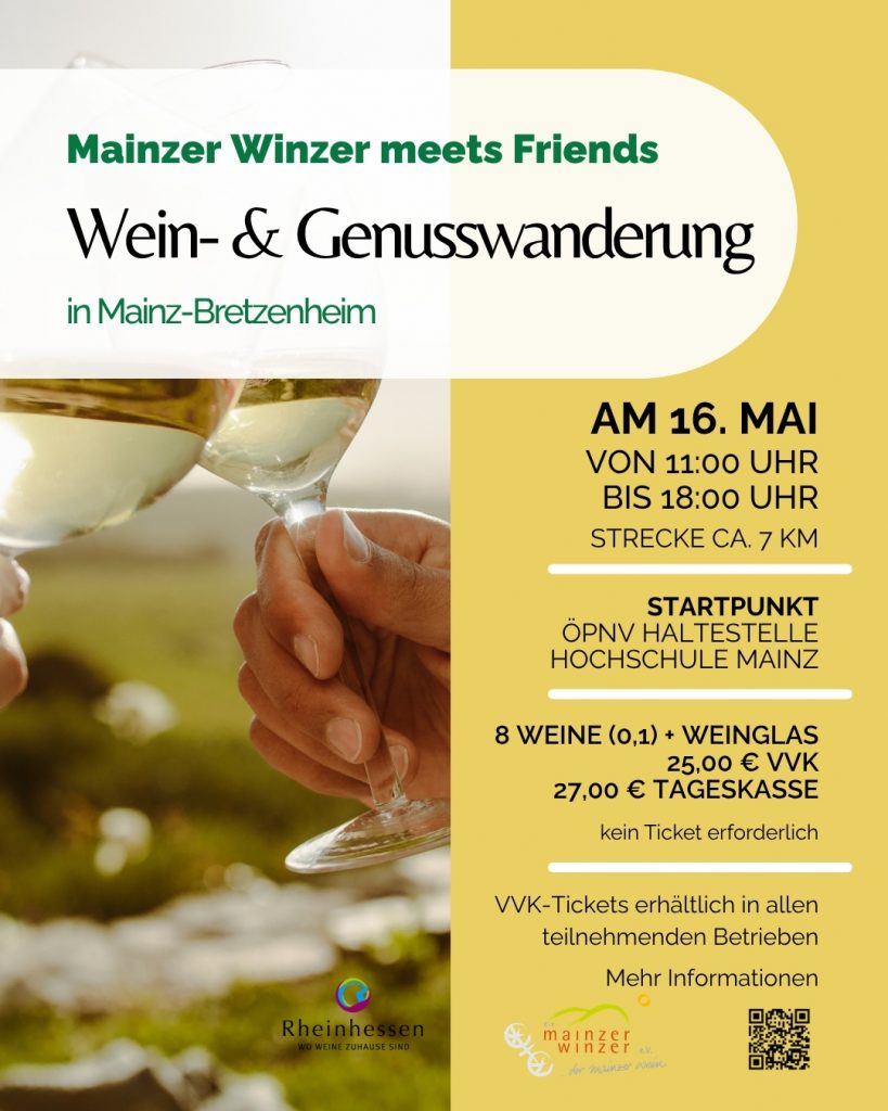Wein- & Genusswanderung in Mainz-Bretzenheim 